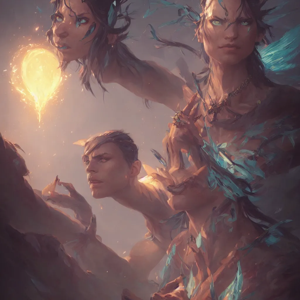 Image similar to avatar of growth - magic the gathering, details sharp focus illustration by greg rutkowski, trending on artstation