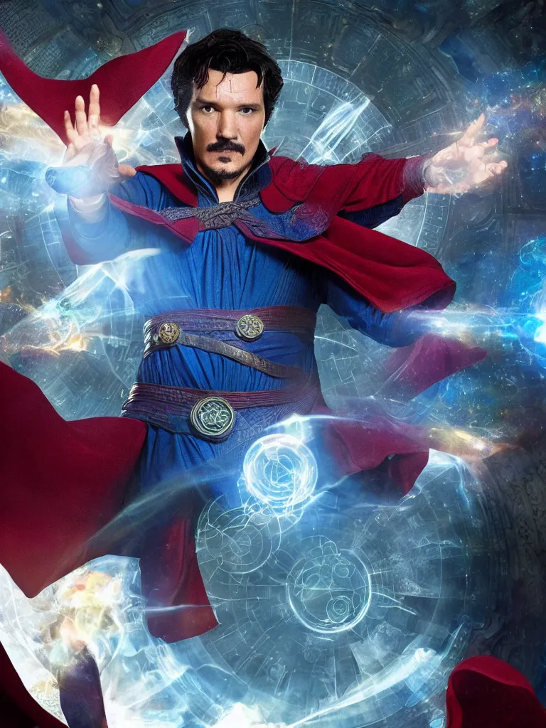 Image similar to Pedro Pascal as Doctor Strange