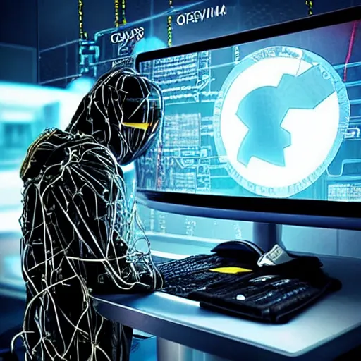 Image similar to “Corvus protects against Russian cyber attack in the year 2080”