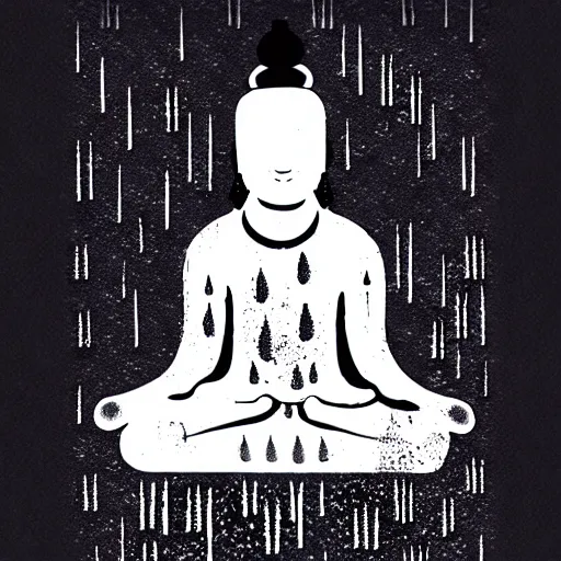 Image similar to zen rain ink