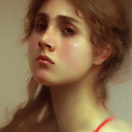 Image similar to detailed portrait of an abstract painting, artstation, bouguereau, cinematic