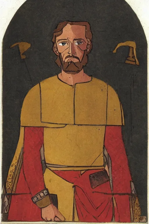 Image similar to portrait of karadoc in kaamelott