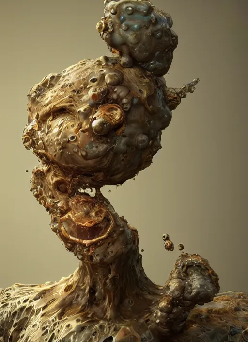 Image similar to strange surrealist detailed sculptures from other worlds, designed by Peter & Eva Moritz, modeled after splashing liquid in slow motion and shards of irrational chaotic shapes, photorealistic, 3d render, award winning render, unreal engine, octane render, studio lighting, 8k, hd