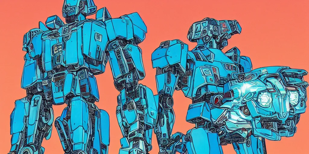 Prompt: risograph, gigantic mecha faces, no artifacts, mecha faces, a lot of exotic mecha faces, big human mecha faces everywhere, by moebius, matte blue colors, surreal design, crispy, super - detailed, a lot of tiny details, no blur, 4 k, fullshot