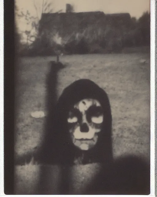 Image similar to does this Polaroid photo price the existence of demons?