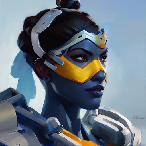 Image similar to greg manchess portrait painting of kaytuesso k 2 s 0 as overwatch character, medium shot, asymmetrical, profile picture, organic painting, sunny day, matte painting, bold shapes, hard edges, street art, trending on artstation, by huang guangjian and gil elvgren and sachin teng