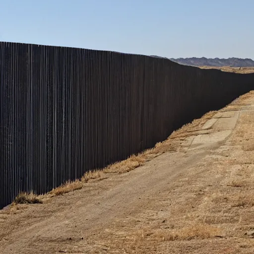 Prompt: trump border wall