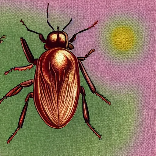 Image similar to photorealistic depiction of a insect