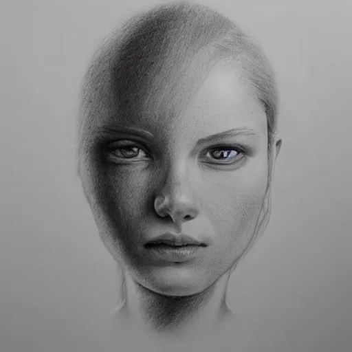 Image similar to a beautiful portrait of the earth in pencil drawing, cgsociety