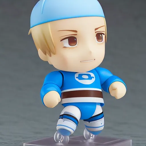 Prompt: a nendoroid of finn the human