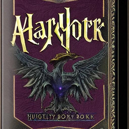 Image similar to cover of magic book written by harry potter, highly detailed, 4 k