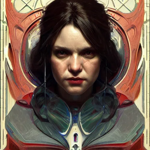 Image similar to UHD photorealistic Spawn as a character on a soap opera, hyperrealistic, correct details, cosmic dynamic lighting, symmetrical face, accurate face, in the style of art nouveau by Greg Rutkowski