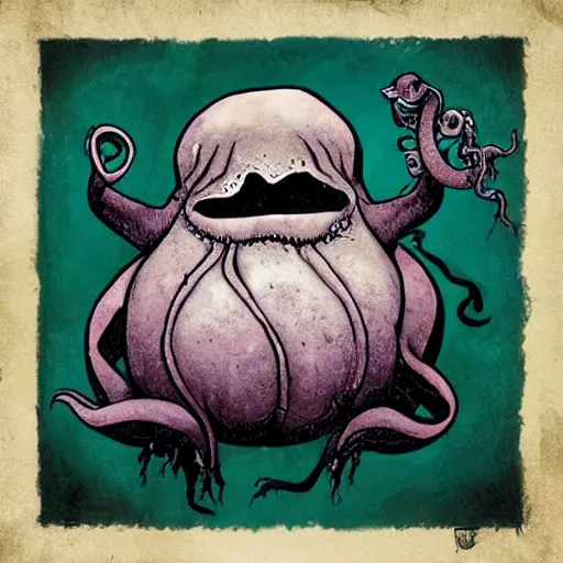 Image similar to fat cthulhu