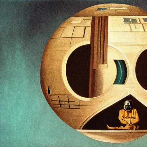 Image similar to death star in the style of salvador dali 4 k masterpiece