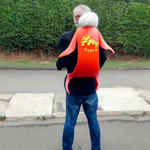 Image similar to human parrot