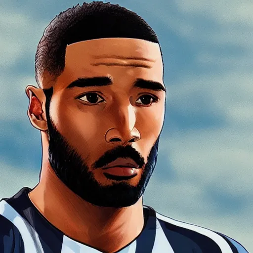 Image similar to a film still portrait of footballer terrence boyd, finely detailed features, closeup at the face, perfect art, trending on pixiv fanbox, painted by greg rutkowski makoto shinkai takashi takeuchi studio ghibli akihiko yoshida