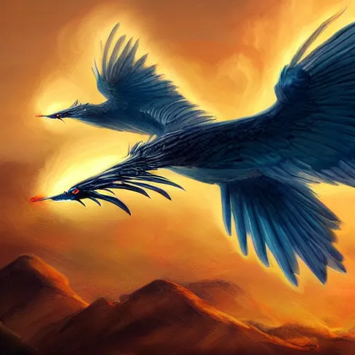 Image similar to pheonix gliding at night, fantasy art, computer art,concept art,higj detail,atmospheric