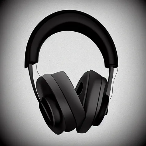 Prompt: black wood headphones, photorealism, Unreal Engine, artstation with dark leafs around