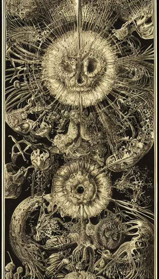 Image similar to The end of an organism, by Ernst Haeckel