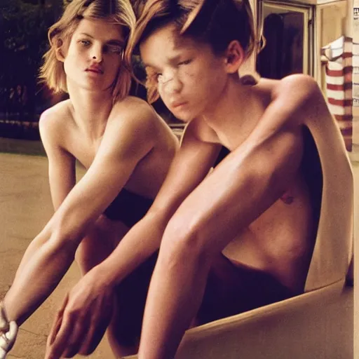 Image similar to photograph by Bruce Weber