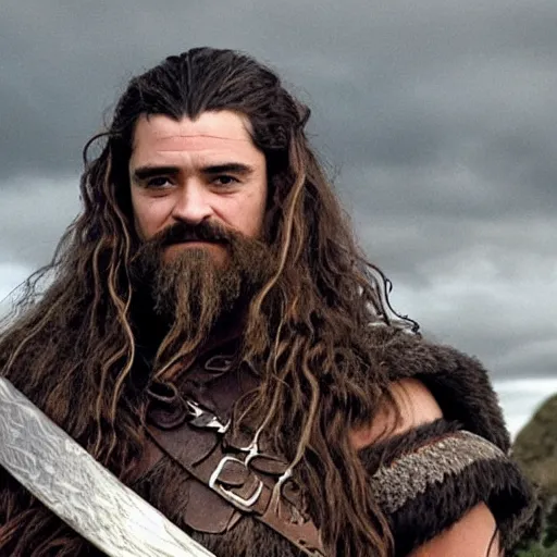 Image similar to Orlando Bloom as Gimli