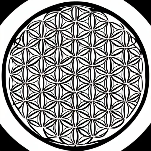 Prompt: flower of life