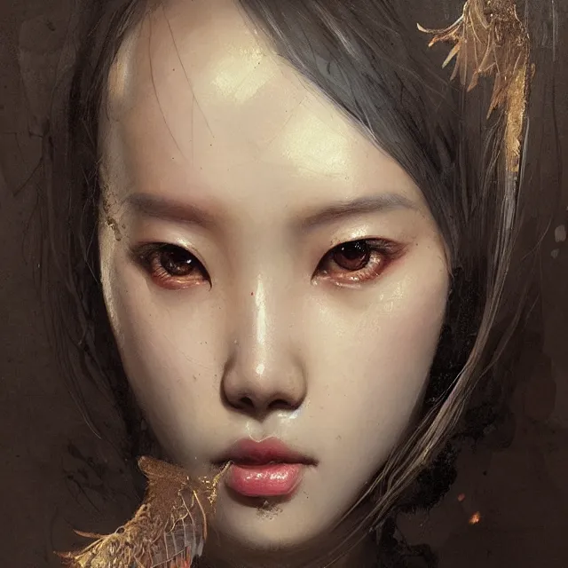 Prompt: beauty girl asian, hyper detailed, insane details, intricate, elite, elegant, luxury, by ismail inceoglu dragan bibin hans thoma greg rutkowski alexandros pyromallis rene maritte illustrated, perfect face, fine details, realistic shaded, fine - face, pretty face