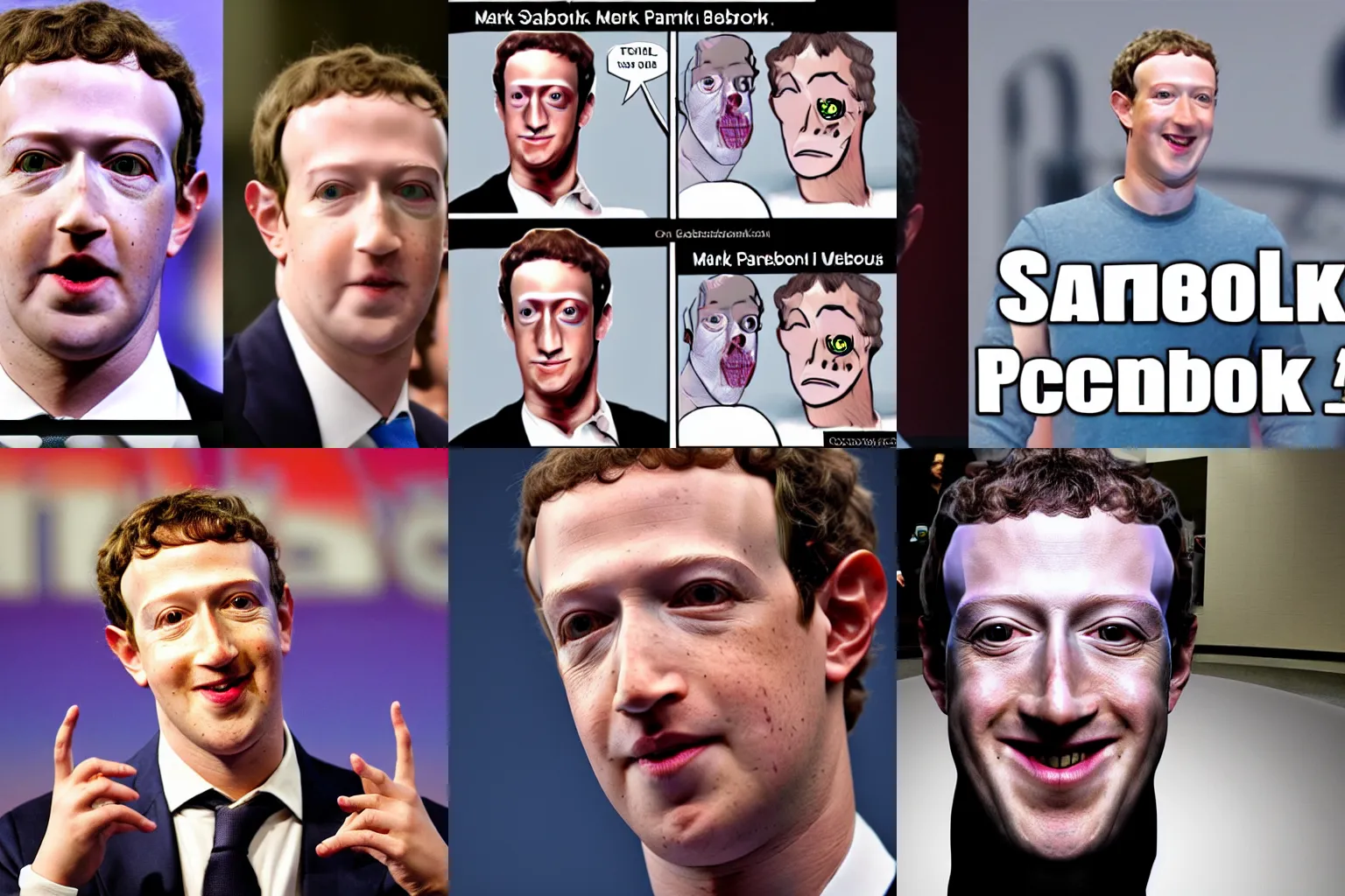Prompt: Scary Mark Zuckerberg villain