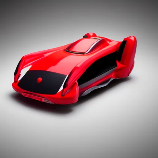 Image similar to futuristic red sporty electric hovercar 35mm 8k product photo