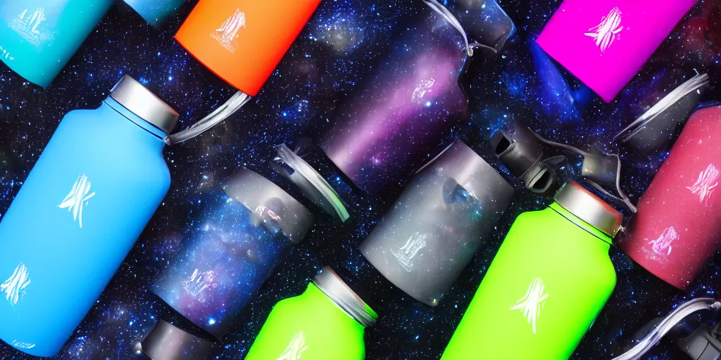 Stars Galaxy Red Blue Purple Gasses  Skin For Hydro Flask 60oz –