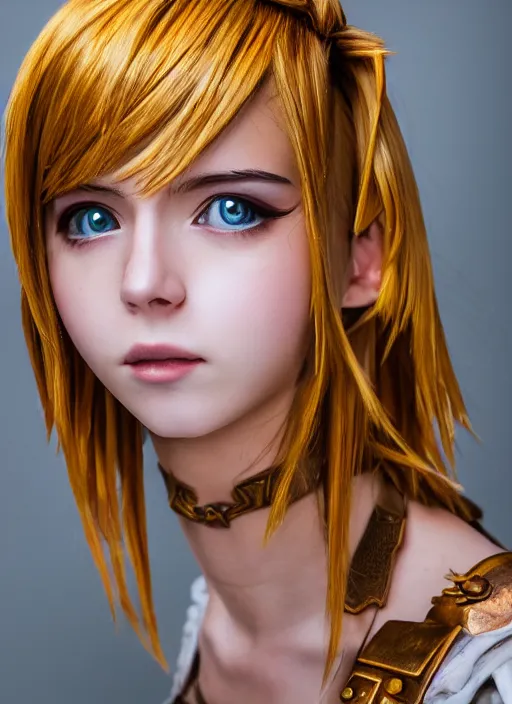 Image similar to a full portrait photo of real - life zidane final fantasy ix character, f / 2 2, 3 5 mm, 2 7 0 0 k, lighting, perfect faces, award winning photography.