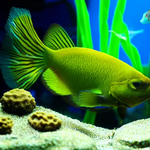 Image similar to aquarium fish creature eyes dark and murky