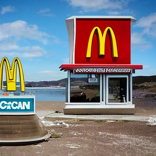 Prompt: a McDonald’s at the end of the world