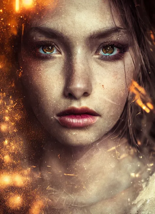 Image similar to cinematic shot epic portraits, hyper realistic, mood lighting, fantasy, detailed lips, highly detailed, super realistic, perfect lighting pixel sorting, style sheet