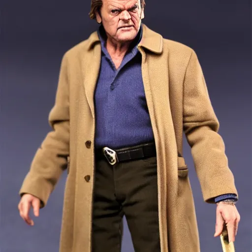 Prompt: Jack Nicholson action figure by Hot Toys.