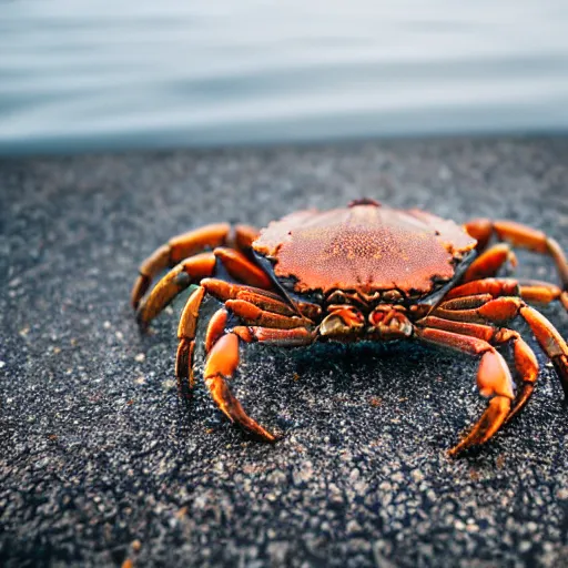 Image similar to an elderly man crab hybrid, canon eos r 3, f / 1. 4, iso 2 0 0, 1 / 1 6 0 s, 8 k, raw, unedited, symmetrical balance, in - frame