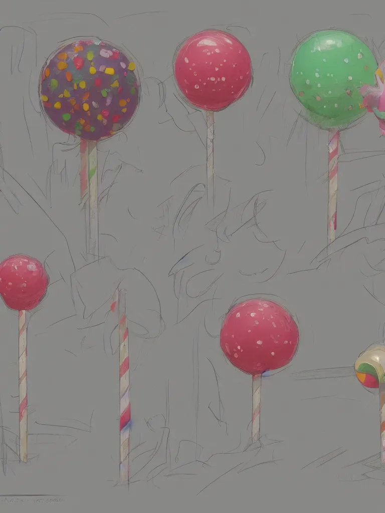 Image similar to lolly pop by disney concept artists, blunt borders, rule of thirds