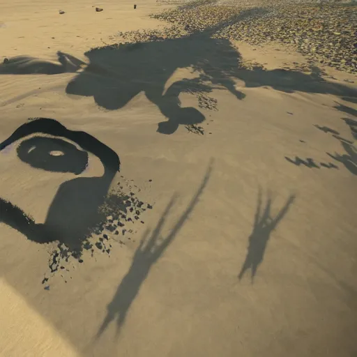 Prompt: giants shadow map in battlefield 1