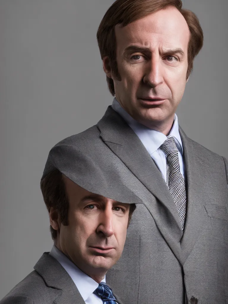 Image similar to super high quality saul goodman, realistic photorealistic high-resolution saul Goodman, very saul goodman, high def, saul, saul Goodman, better call saul, better call saul Goodman, 8k, 4k, professional, depth of field, sigma art 85mm f1.4, large sensor dslr, professional photo, saul goodman, very very saul goodman