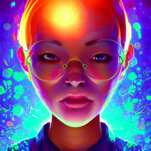 Image similar to skill magic geek inside matrix deepdream radiating a glowing aura stuff loot legends stylized digital illustration video game icon artstation lois van baarle, ilya kuvshinov, rossdraws,