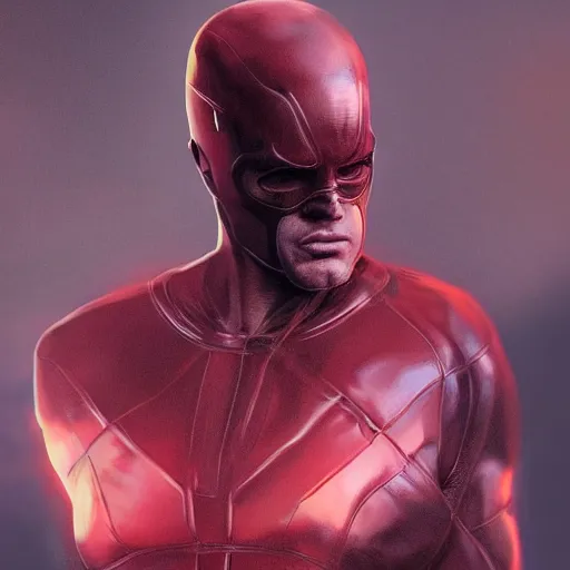 Image similar to detailed daredevil, octane, realistic lighting, trending on artstation