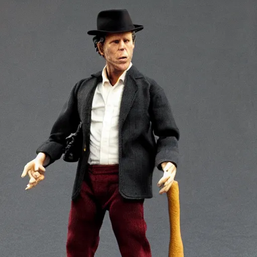 Prompt: tom waits action figure by hot toys.