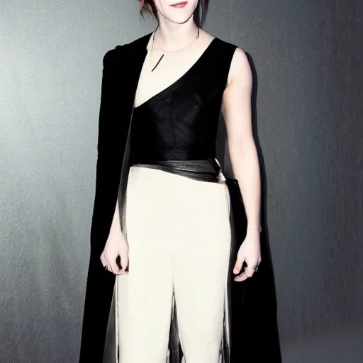 Prompt: full body photo of Emma Watson as a vampire warrior