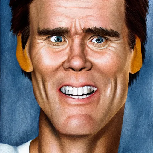 Image similar to jim carrey from an alternate universe, detailed face