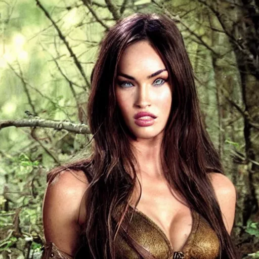 Image similar to megan fox as a wood elf