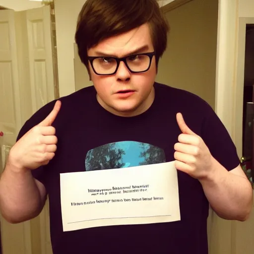 Image similar to dwight schrute pretending to be clark duke