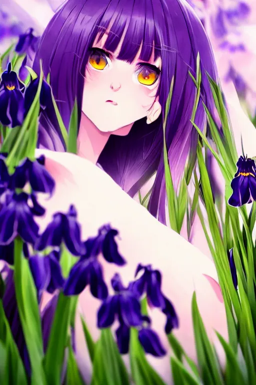 Prompt: a catgirl looking at the most beautiful thing in the world, wide irises, this is beautiful, epic composition, hyper detailed, sharp focus, pinterest trending, sense of awe, 4 k, award winning photography