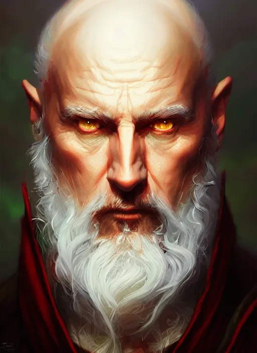 Prompt: a _ fantasy _ style _ portrait _ painting _ of wizard oil _ painting _ unreal _ 5 _ daz. _ rpg _ portrait _ extremely _ detailed _ artgerm _ greg _ rutkowski _ greg