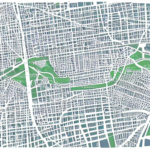 Image similar to map of paris, abstract, lines color, white background