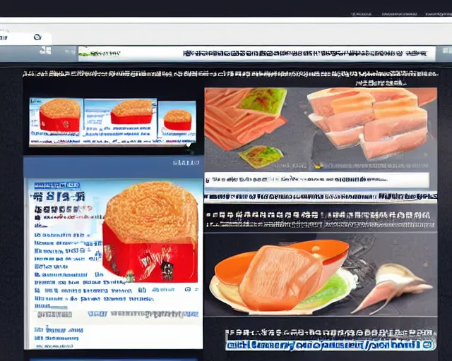Image similar to old ancient chinese website full of spam. internet explorer window is glitching out. mum wtf